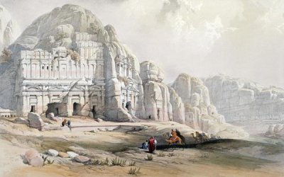 Louis Haghe - Petra, March 8th, 1839
