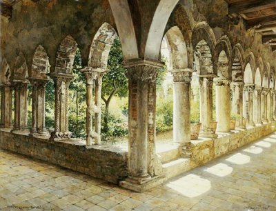 Josef Theodor Hansen - Cefalu Cloisters, Sicily