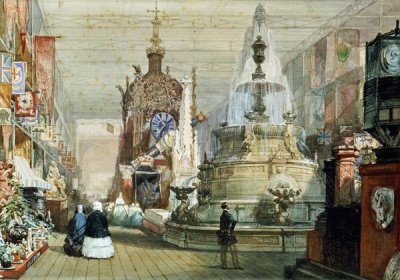 Eugene Louis Lami - The Great Exhibition Held In The Crystal Palace, London