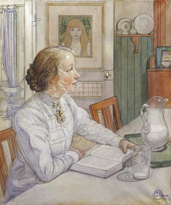 Carl Larsson - My Eldest Daughter