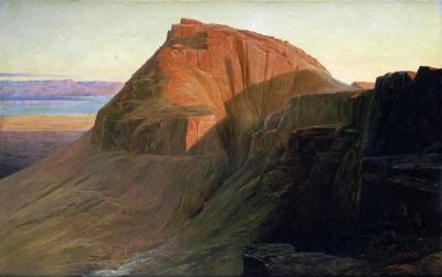 Edward Lear - Masada On The Dead Sea