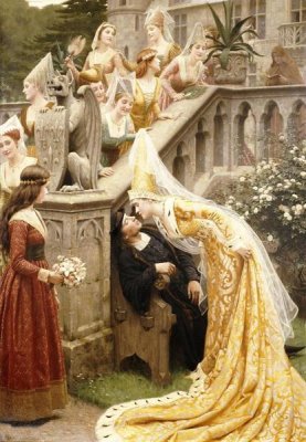 Edmund Blair Leighton - Alain Chartier