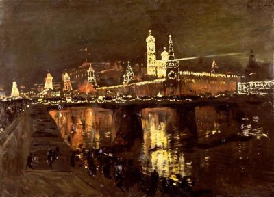 Isaac Ilich Levitan - The Illumination of The Kremlin