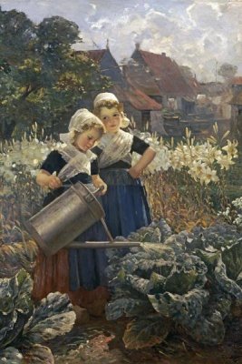 Edmund Louyot - The Little Gardeners