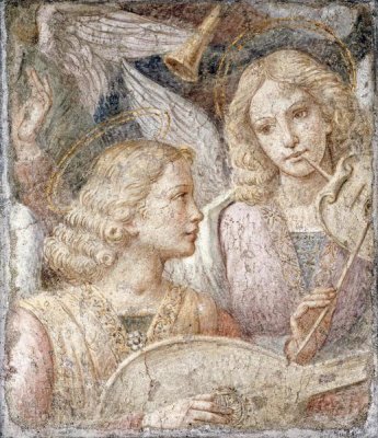 Bernardino Luini - Music Making Angels - a Fragment