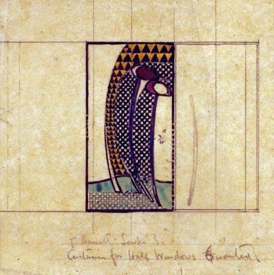Charles Rennie Mackintosh - Design For Curtains For The Hall Windows