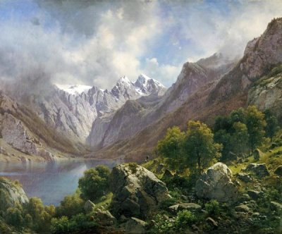 Karl Millner - An Alpine Lake
