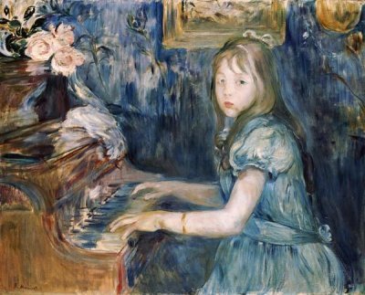 Lucie Leon at The Piano