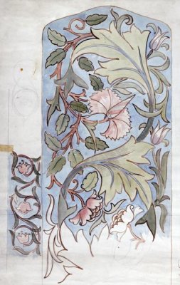 Morris - Design For Mantel Hanging