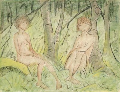 Otto Mueller - Two Women In The Forest