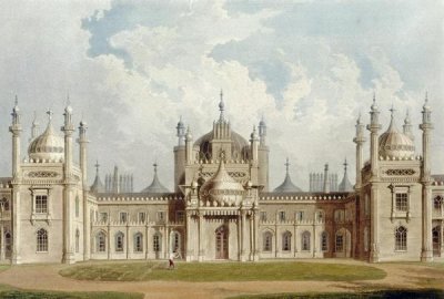 John Nash - West Front. The Royal Pavilion at Brighton