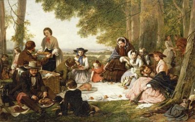 Henry Nelson O'Neil - A Picnic