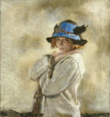 Sir William Orpen - The Blue Hat