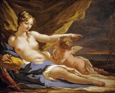Giovanni Antonio Pellegrini - Venus and Cupid