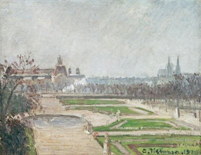 Camille Pissarro - The Tuileries Gardens and The Louvre