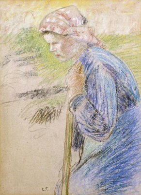 Camille Pissarro - Young Peasant