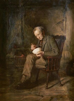 Sir George Reid - A Meal of Porridge