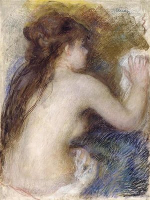 Pierre-Auguste Renoir - Nude Back of a Woman