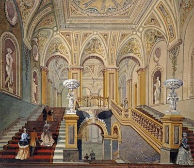 Frederick J Sang - Interior Views of The Conservative Club