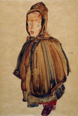 Egon Schiele - Woman With Bonnet