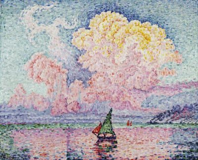 Paul Signac - Pink Clouds, Antibes