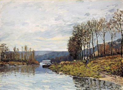 Alfred Sisley - The Seine at Bougival