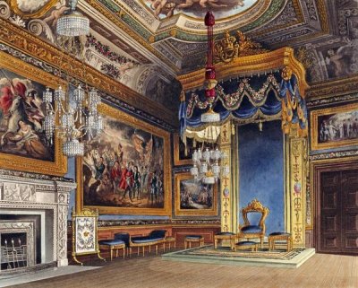 T. Sutherland - The King's Audience Chamber, Windsor Castle