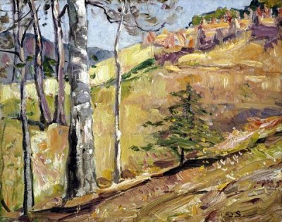 George Gardiner Symons - Spring Hillside