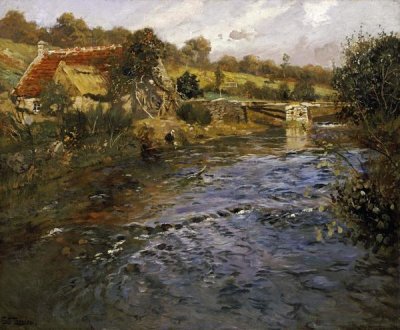 Frits Thaulow - La Passerelle