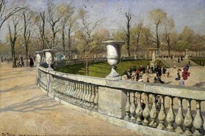 Frits Thaulow - Jardin Du Luxembourg