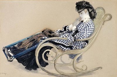 James Jacques Tissot - Study For The Last Evening