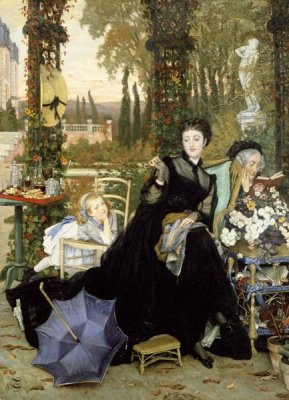 James Jacques Tissot - Une Veuve. a Widow