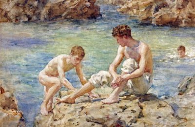 Henry Scott Tuke - The Bathers