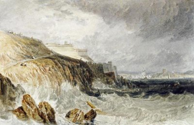 Joseph M.W. Turner - Plymouth Citadel, a Gale