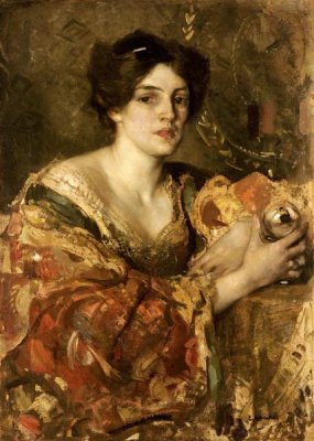 Edward Arthur Walton - The Fortune Teller, Miss Jane Aitken