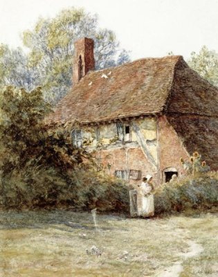 Helen Allingham - Near Westerham, Kent