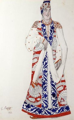 Leon Bakst - Costume Design For The Production Moskwa