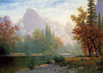 Albert Bierstadt - Half Dome: Yosemite
