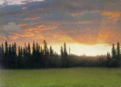 Albert Bierstadt - California Sunset