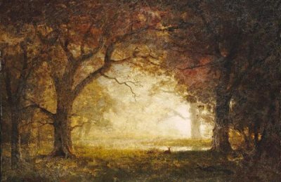 Albert Bierstadt - Forest Sunrise