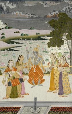 Ustad Murad Bikaner - Krishna With The Gopis