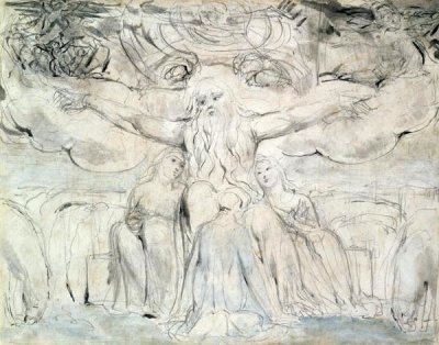 William Blake - Job and His Daughters