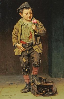 John George Brown - Shoeshine Boy