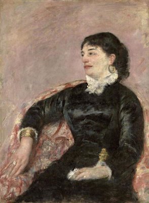 Mary Cassatt - Portrait of An Italian Lady