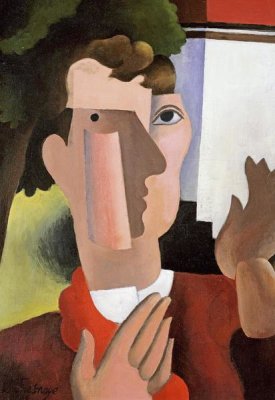 Roger De La Fresnaye - Man With a Red Scarf