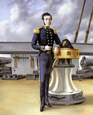 William Charles Anthony Frerichs - Portrait of a Naval Officer