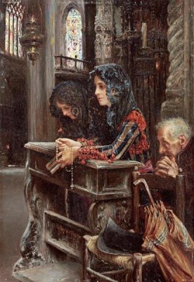 Jose Gallegos y Arnosa - Interior of Seville Cathedral