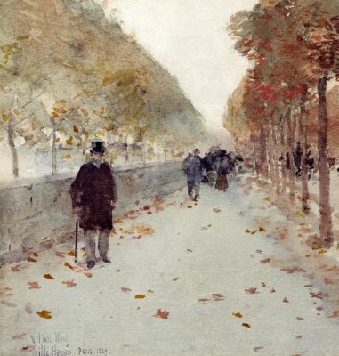 Childe Hassam - Quai Du Louvre