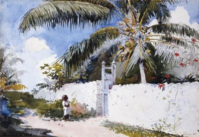 Winslow Homer - A Garden In Nassau