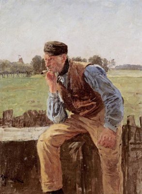 Friedrich Kallmorgen - A Dutch Peasant
